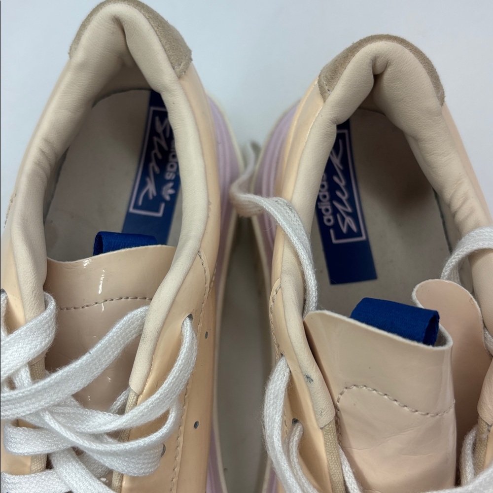 Adidas Originals Hyper Sleek Platform Sneakers Size 6 tan pink blue - Picture 9 of 15